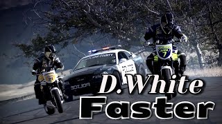 D.White - Faster. NEW ITALO DISCO crazy driver mix. Motorcycle vs. Car Drift Battle. Magic extreme.