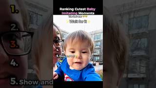 Babies Copying Adults Like Pros