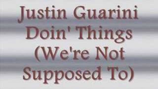 Watch Justin Guarini Doin Things Were Not Supposed To video