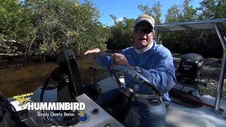 Humminbird 997 - GPS navigation in the dark