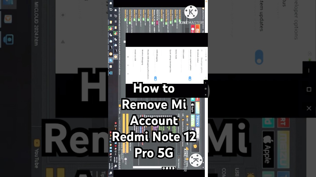 Redmi Note 12 Pro 5G: Remove Mi Account Easily! Redmi Note 12 Pro 5G: Remove Mi Account Easily!