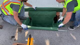 Installation of an 18" x 36" Standard NoFlood Filter