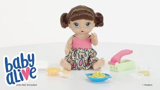 Hasbro Brasil - Vídeo 360 Baby Alive Espaguete Morena - C0964