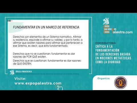 Crítica a la fundamentación de los derechos basada en nociones metafísicas como la dignidad Crítica a la fundamentación de los derechos basada en nociones metafísicas como la dignidad
