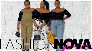 Fashion Nova Curve Hall 2023 Denim Fall Looks Try On