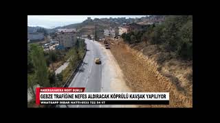 Gebze Trafi̇ği̇ne Nefes Aldiracak Köprülü Kavşak Yapiliyor