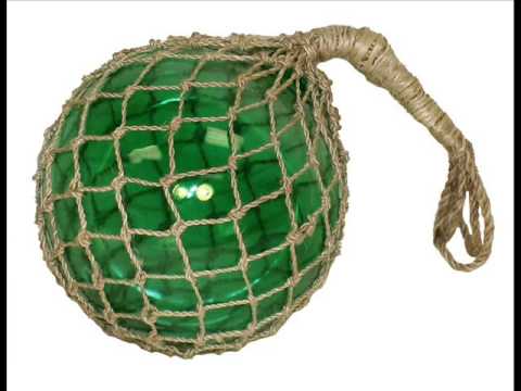 glass fishing float with rope wrapped in hemp rope glass glass fishing float with rope wrapped in hemp rope glass