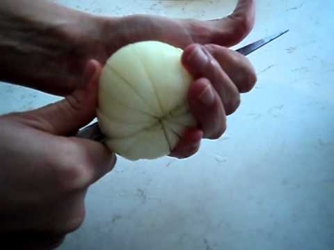 Сделать из лука цветок Сделать из лука цветок