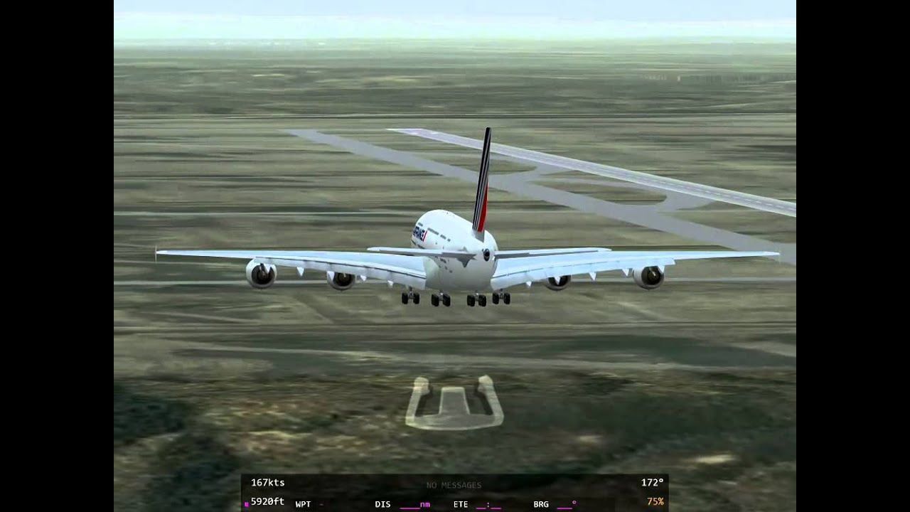 Infinite Flight Airbus A380 ILS Landing at Denver airport KDEN YouTube