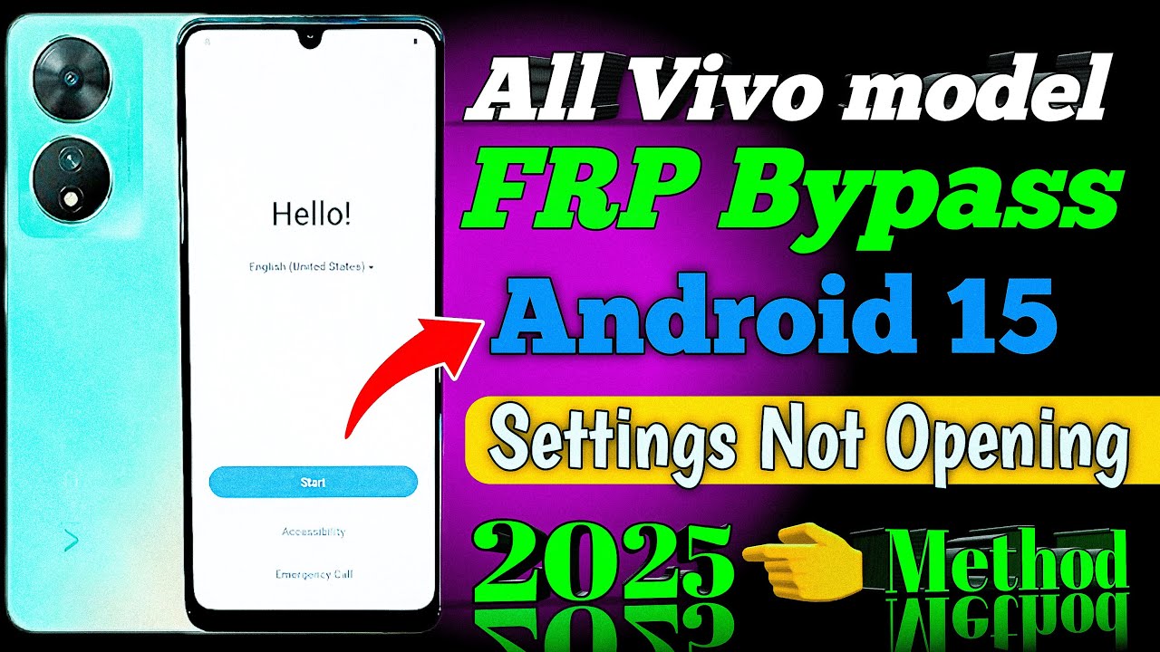 ALL Vivo FRP Bypass 2025 : Settings Not Opening | Vivo ALL Vivo FRP Bypass 2025 : Settings Not Opening | Vivo
