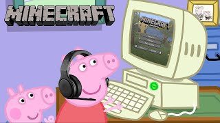Play this video Peppa Pig Plays Minecraft