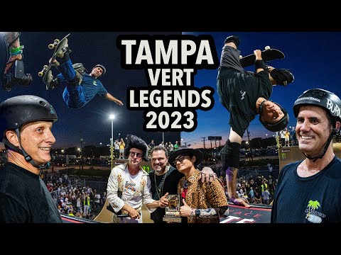 TAMPA Vert Legends 2023 (Tony Hawk, Bucky Lasek, Bob Burnquist, Bam Margera)