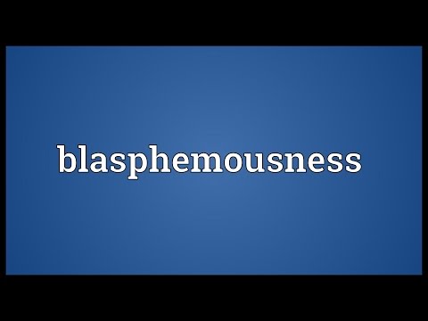 Header of blasphemousness