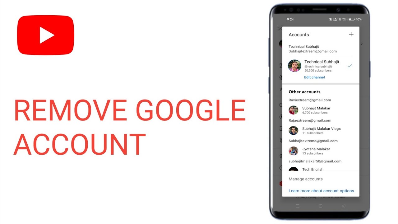 How to Remove Google Account from YouTube How to Remove Google Account from YouTube
