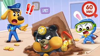 Super Cape Man Police Cartoon Cartoons Cartoon For Kids Sheriff Labrador