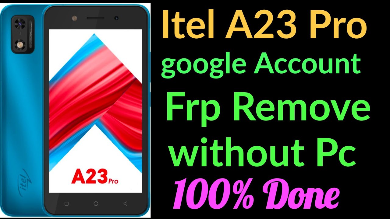 Itel A23 Pro google Account Frp Remove without Pc 100% Itel A23 Pro google Account Frp Remove without Pc 100%