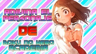 PUEDES ADIVINAR A ESTOS PERSONAJES DE BOKU NO HERO ACADEMIA VIENDO SU SILUETA? | ANIME CHALLENGE