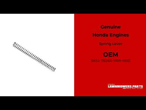 76265-VR8-N00 - Spring Lever - Honda Genuine OEM Part 76265-VR8-N00 - Spring Lever - Honda Genuine OEM Part