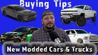 Garage News buying tips for getting that new modded car or truck