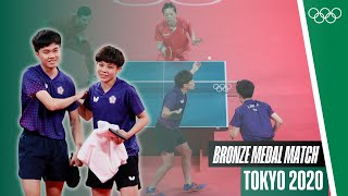 Fra Vs. Tpe Mixed Doubles Table Tennis Full Bronze Medal Match Tokyo 2020