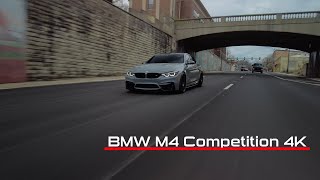 Nardo Grey Bmw F82 M4 Compeion 4K Cinematic