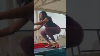 Hot Bouncing Sarpatta Tamil Movie Actress Dursha Vijayan Workout