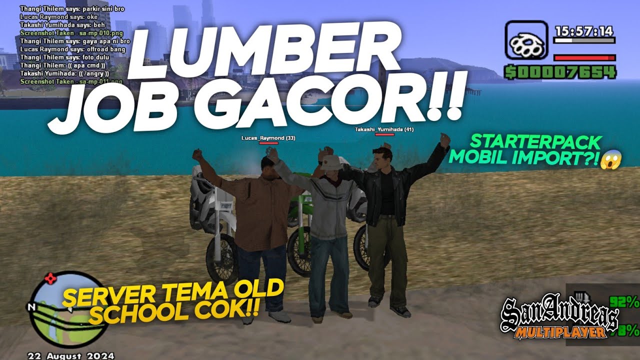 LUMBER JOB TUTORIAL IN FLOW ROLEPLAY | INDONESIAN SAMP LUMBER JOB TUTORIAL IN FLOW ROLEPLAY | INDONESIAN SAMP