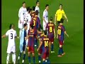 Messi pelea con cristiano ante el reclamo de la falta
