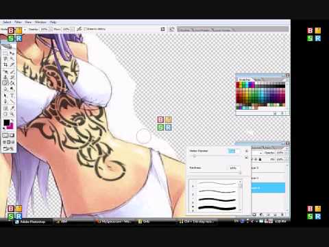 How to add tattoos and backgrounds in Photoshop