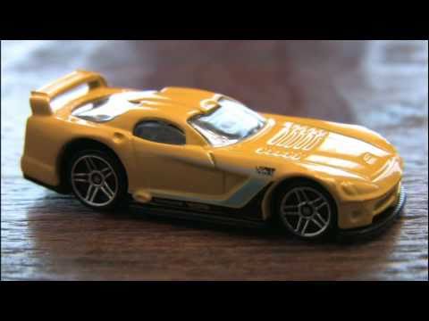 This yellow Dodge Viper GTSR sports car from HotWheels looks like a space 