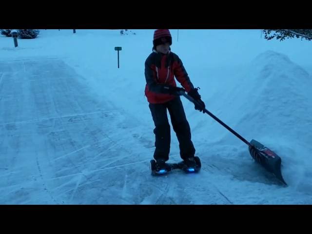 The Hoverboard Snowplow - Video