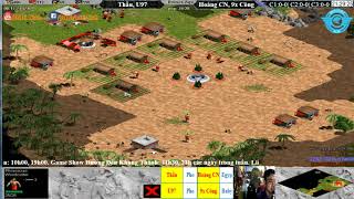 AoE 22 Random Thầu, U97 vs Hoàng CN, Công 9x Ngày 16-10-2017