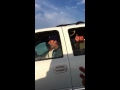 LA fans give Steve Nash a beer on the freeway