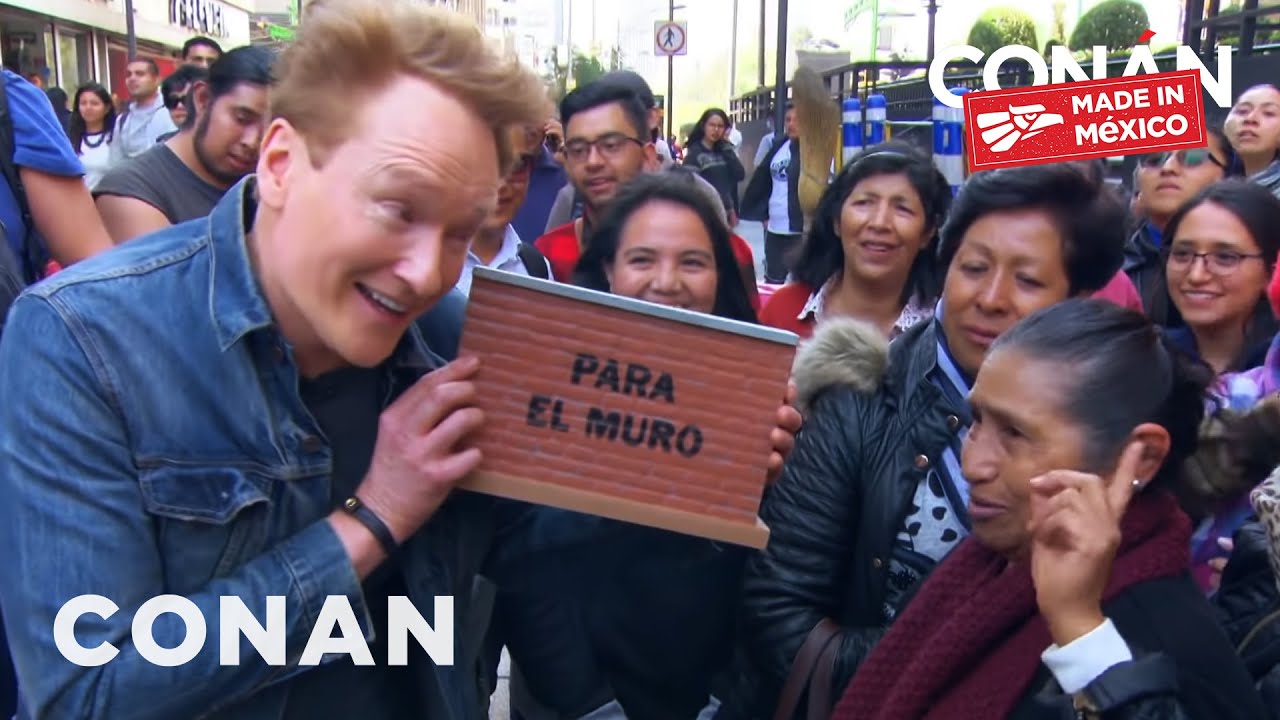 Conan Solicits Border Wall Donations - CONAN on TBS