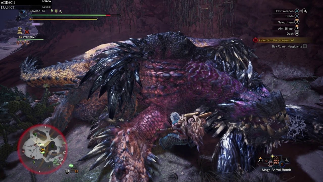 Nergigante bukkake with flints sheath fan pictures