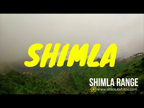 Shimla Hills Time Lapse (4k 60fps) | 5.1 Channel Sound | Cloudy Sky | Green Himalayas | Hill Forest