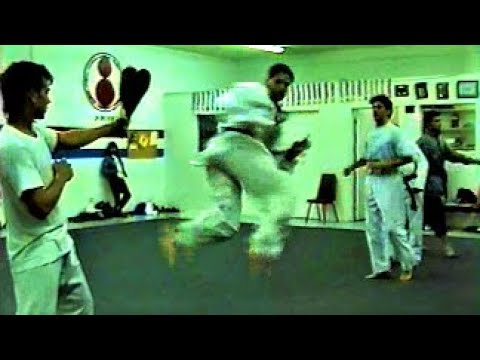 TaeKwonDo Loren Avedon, Andre Lima and JJ Perry Training (1991)