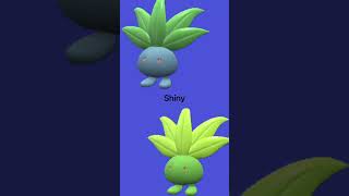 Oddish Vs Shiny Oddish
