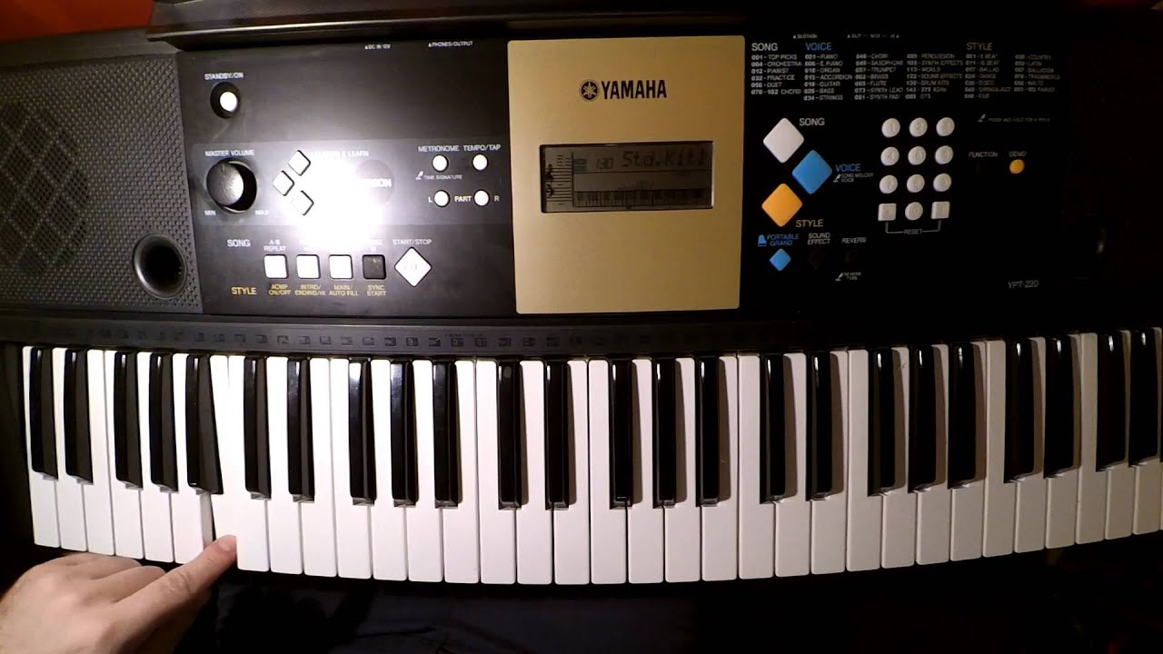 Yamaha YPT-220 review and sample play