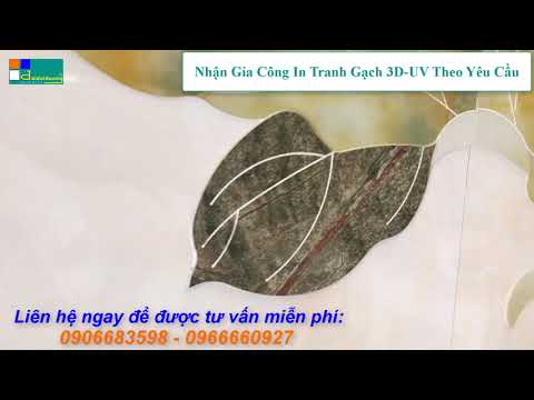 Gạch Tranh Hoa Mẫu Đơn Siêu Ấn Tượng
