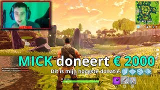 2000 EURO DONEREN AAN STREAMERS