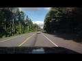 Drive to NEAT Fair through the Catskill Mountains of Central New York Time Lapse