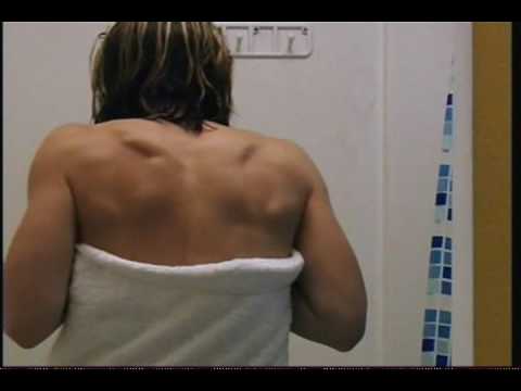 Jessica Biel's giant back muscles from Home of the Brave