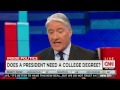 Does a president need a college degree?