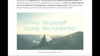 Vulnerability and the fear of being yourself - Why being authentic is an act of courage