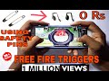 How to make Triggers for Free Fire using Safety pins | Simple PUBG TRIGGERS | FREE FIRE Game
