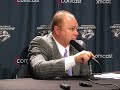 Coach Barry Trotz Postgame Presser after Hawks 4-1 Win over the Predators