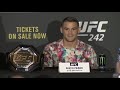 UFC 242 Press Conference Khabib vs Poirier