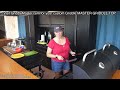 Griddle Master - Mrs. Griddle Master Cooks steak, potatoes & asparagus