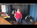 Griddle Master - Mrs. Griddle Master Cooks steak, potatoes & asparagus
